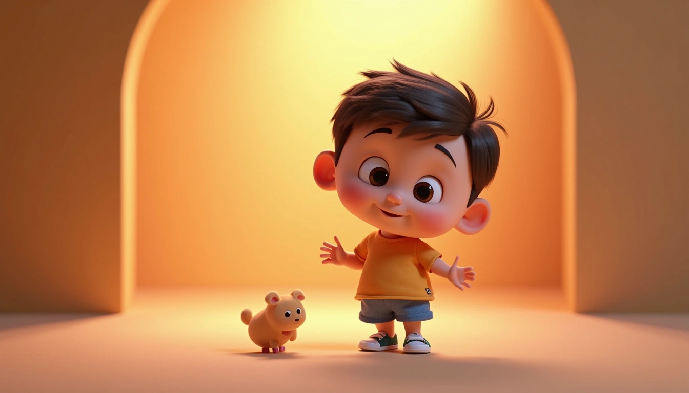 A sample in the 3D Animation style