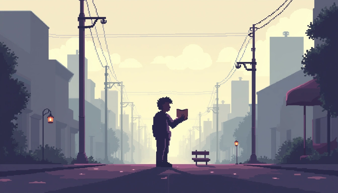 A sample in the Pixel Art style