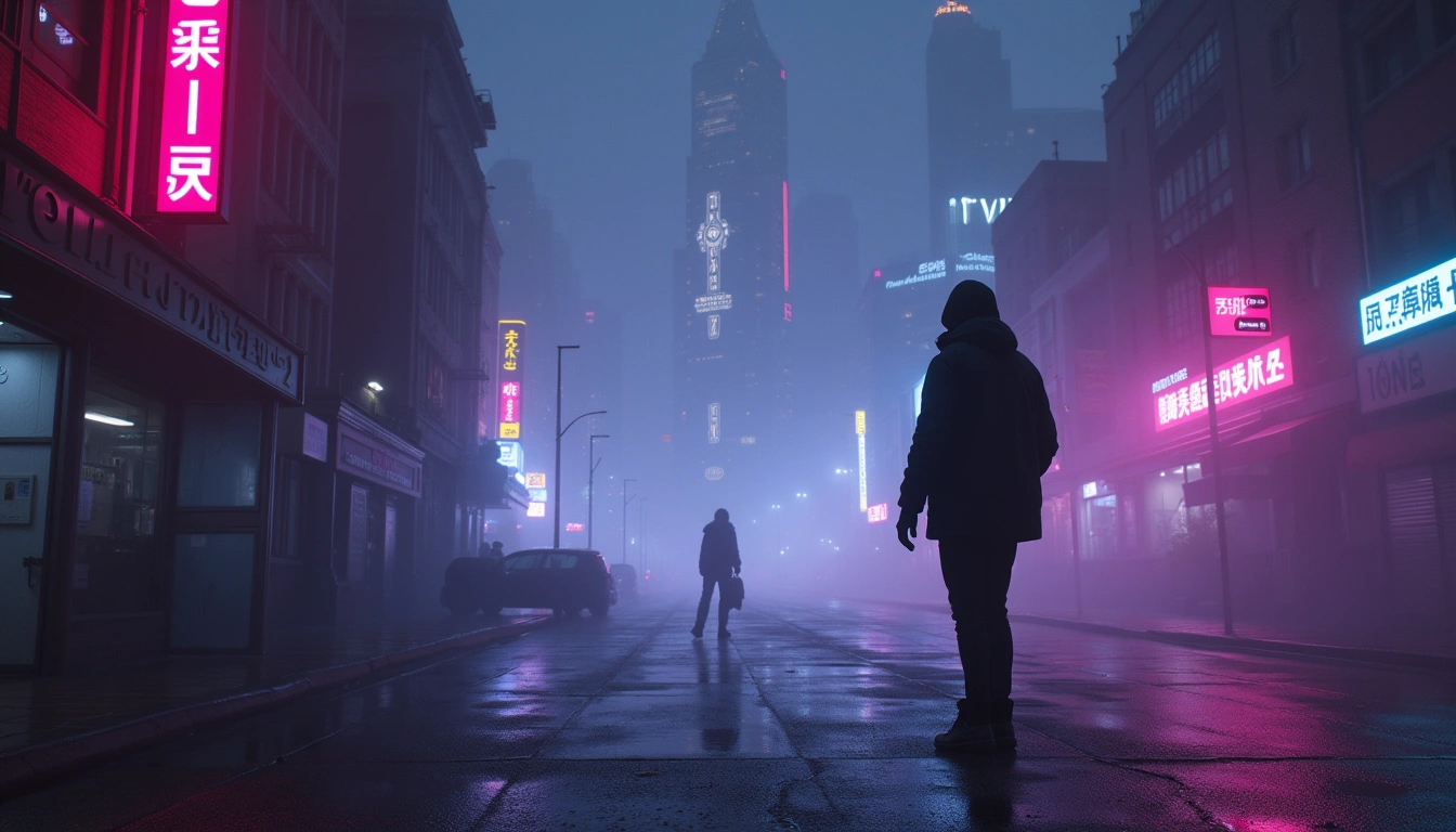 A sample in the Cyberpunk style