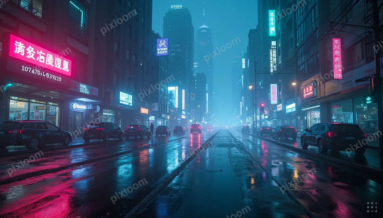 Network of glowing interconnected nodes, neural network visu