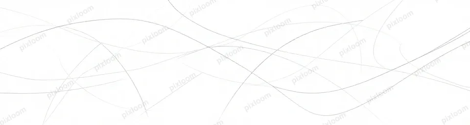 minimal line art pattern, thin delicate strokes on white bac