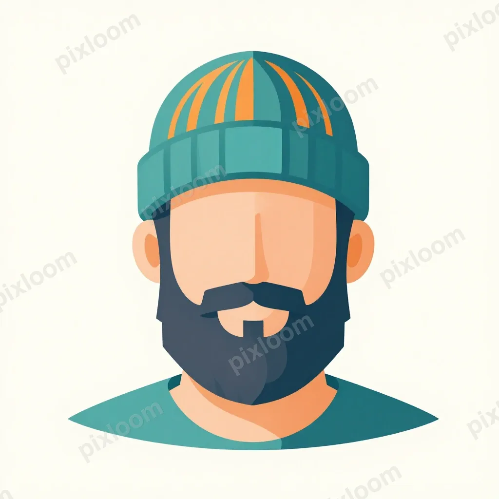 avatar of a bearded man in a knit beanie, head and shoulders